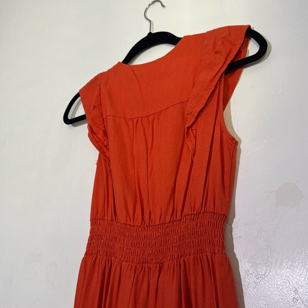 Monteau Vibrant Orange Maxi Dress - Picture 5 of 5